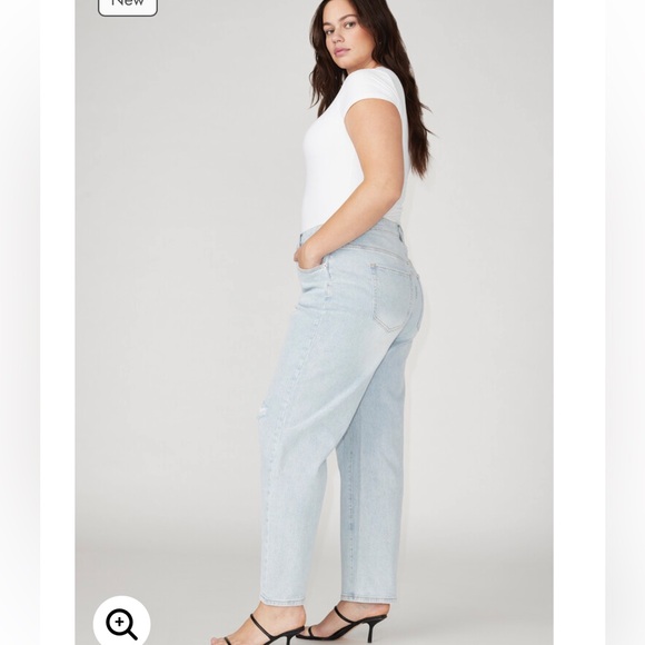 NWT ELOQUII The Naomi Comfort Stretch Straight Jean - Picture 3 of 13